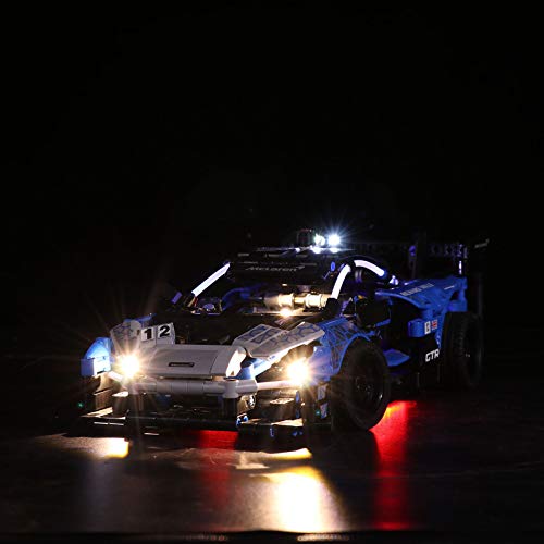 Gettesy Juego de iluminación LED para Lego Technic McLaren Senna GTR 42123, compatible con Lego 42123 (no incluye el modelo)