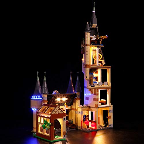 Gettesy Juego de iluminación LED para torre de astronomía Lego 75969 Harry Potter en castillo Hogwarts, iluminación LED, compatible con Lego 75969 (no incluye modelo)