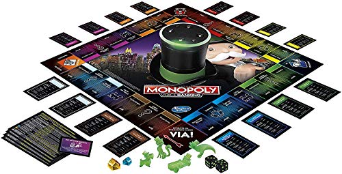 GH Monopoly Voice Banking - Juego de mesa electrónica 8 +