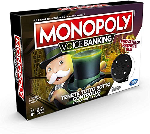 GH Monopoly Voice Banking - Juego de mesa electrónica 8 +