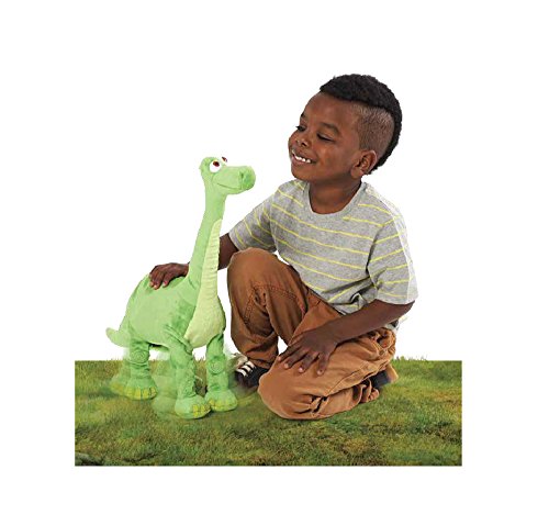 Giochi Preziosi - Dinosuario Arlo Peluche Animado con Movimiento y Efectos sonoros, Color Verde.