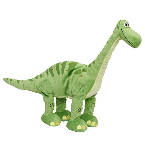 Giochi Preziosi - Dinosuario Arlo Peluche Animado con Movimiento y Efectos sonoros, Color Verde.