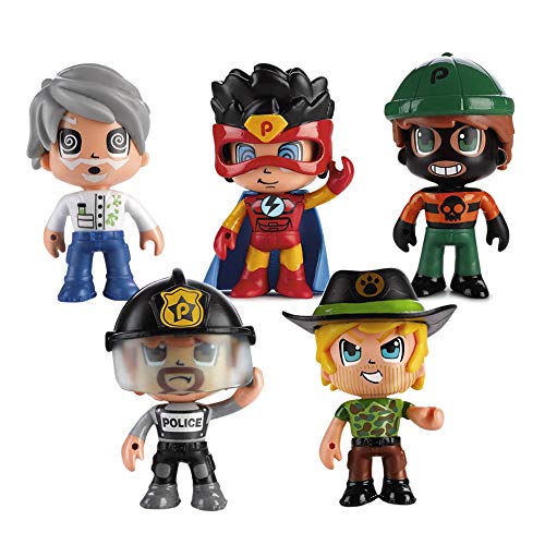 Giochi Preziosi Pinypon Action Figures Multipack 5 figuras con funciones Mix&Match y accesorios , color/modelo surtido