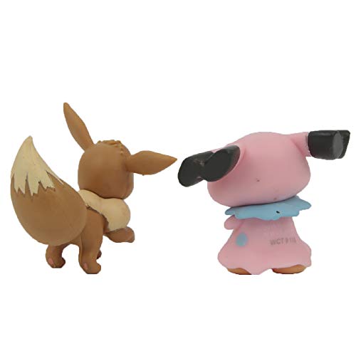 Giochi Preziosi Pokémon - Personajes, Eevee and Snubbull, 5 x 7 cm