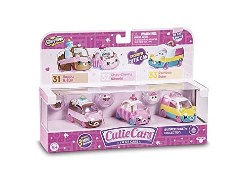 Giochi Preziosi Shopkins Cutie Cars Blister 3 Coches HPC02011