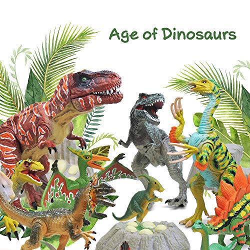 GizmoVine Dinosaurios Juguetes,20 Piezas Dinosaurios Figuras, Educativo Realista Animales Juguetes para NiñOs 2 3 4 5 6 AñOs