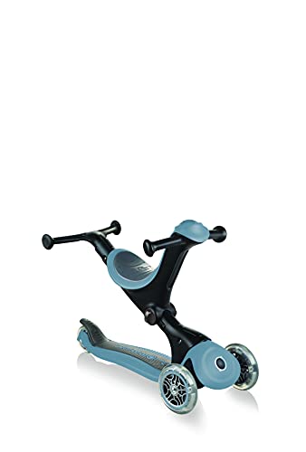 Globber 644-200 Patinete Go Up Deluxe, Azul Ceniza