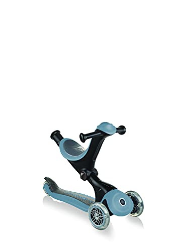 Globber 644-200 Patinete Go Up Deluxe, Azul Ceniza