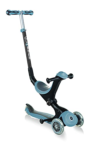 Globber 644-200 Patinete Go Up Deluxe, Azul Ceniza