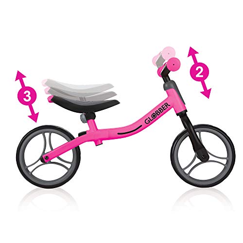 Globber Bicicleta Unisex para jóvenes Go Bike 610-110, Color Rosa neón, Talla 1