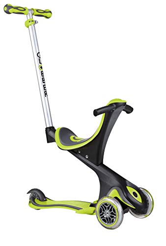 Globber - Patinete go up Comfort 5 en 1 Lime Green (458-106)