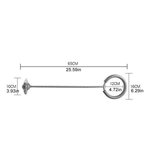 GMN Bola de Salto para niños Plástico Neutro Hyun Dance Flash Rotación Anillo de Salto Rosa