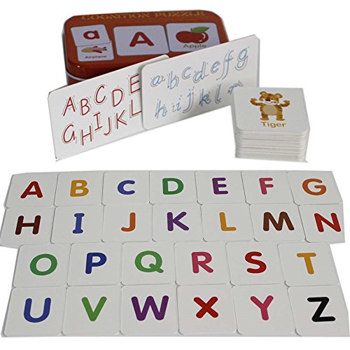 Gobus 56pcs Flash Cards cognition Puzzle Cartes Histoire Mots Forme Correspondant Puzzle Puzzle éducation précoce Carte Apprentissage Jouets dans Une boîte (Articles cognition)