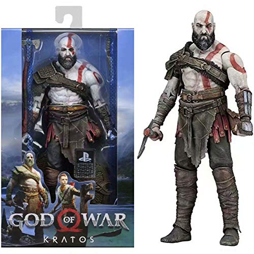 God of War Kratos Action Figure, 18Cm Estatuas De Juguete PVC De Protección del Medio Ambiente, Adecuado para Colección