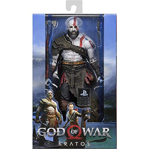 God of War Kratos Action Figure, 18Cm Estatuas De Juguete PVC De Protección del Medio Ambiente, Adecuado para Colección