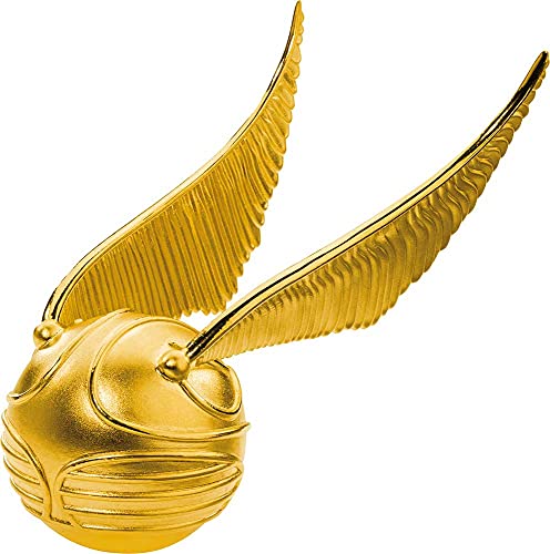 Golden Snitch 3D Harry Potter Dorada Esférico 3 Oz Moneda Plata 5$ Samoa 2022