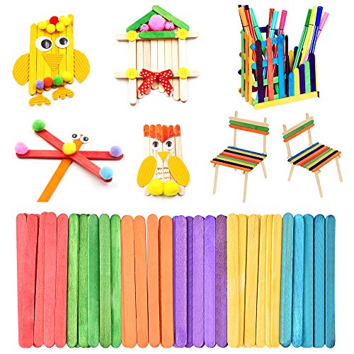 GOLDGE Kit de Manualidades para niños, Pipe Cleaners Crafts Set Pompones Ojos Manualidades Kit Crafts Set y Pipe Cheners para DIY Art Supplies Creativo Regalo Manualidades Labores para Niños