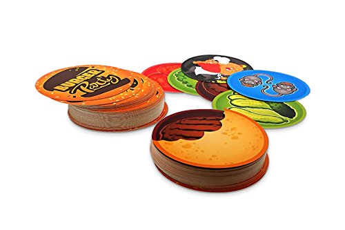 Goliath Games Burger Party - Juego Familiar para niños de 6 años, diseño Sencillo y rápido, Multicolor