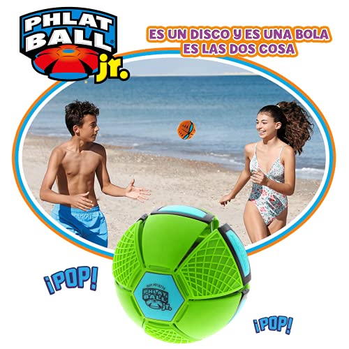 Goliath Phlat Ball Junior. Lánzalo como Disco y recógelo como Pelota ¡La versión pequeña, Multicolor