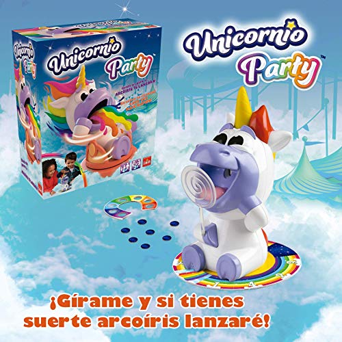 Goliath Unicornio Party. Giralo para marearlo y Que Lance arcoíris, Multicolor (31261)