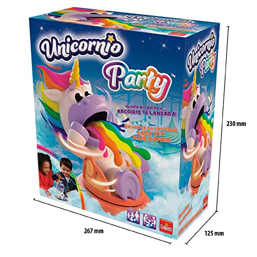 Goliath Unicornio Party. Giralo para marearlo y Que Lance arcoíris, Multicolor (31261)