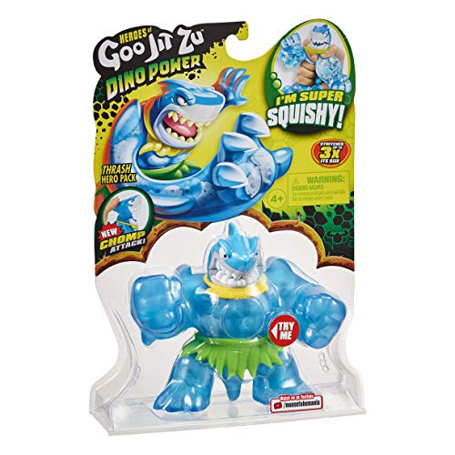 Goo Jit Zu - Figuras Heroes Potencia Dino superelásticas, Blandas y pegajosas 41089