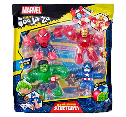 Goo Jit Zu- Marvel 4 Pack (BOTI 37260)