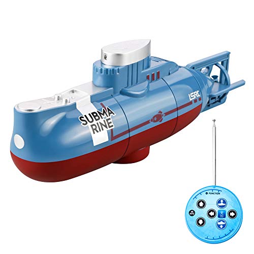 GoolRC Mini RC Submarino Barco de Control Remoto Impermeable Juguete de Buceo Regalo para niños Niños y niñas Regalo de año Nuevo