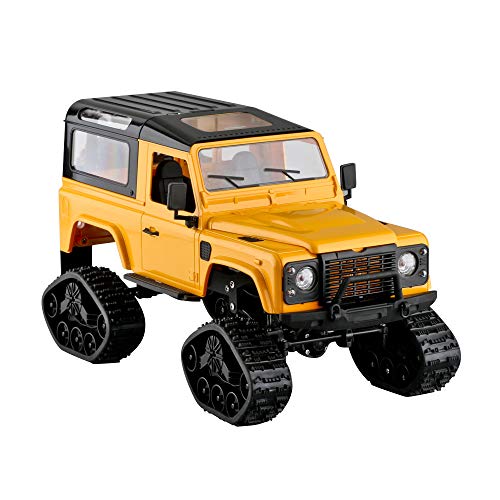 Goolsky FY003AB 1/16 Todoterreno SUV RC Car RC Desert Buggy Truck 2.4 GHz 4WD de Alta Velocidad de Control Remoto RTR RC Car con Caterpillar Track Wheel