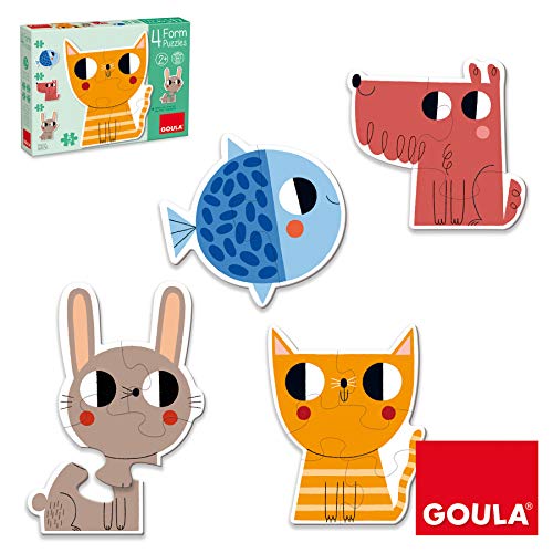 Goula- Form Conjunto de Puzzles Progresivos, Multicolor (53174)