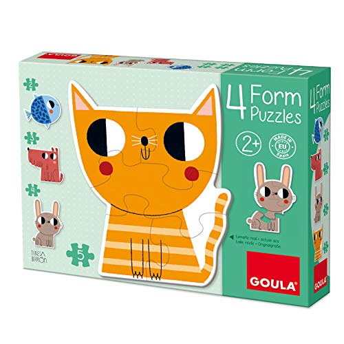 Goula- Form Conjunto de Puzzles Progresivos, Multicolor (53174)