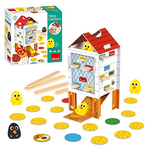 Goula - Happy chicken - Juego de mesa preescolar a partir de 3 años