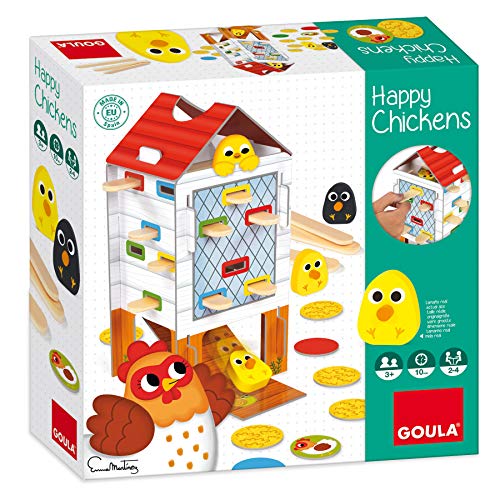 Goula - Happy chicken - Juego de mesa preescolar a partir de 3 años