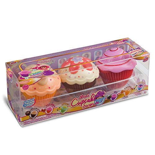 Grandes Juegos Cupcake Mini Muñeca juego de 3 piezas, Multicolor, gg00316  , color/modelo surtido