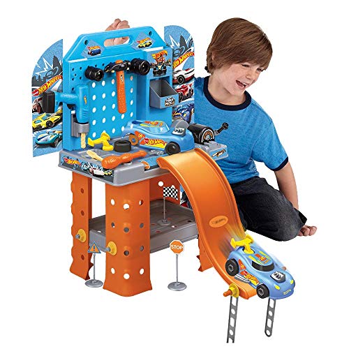 Grandes Juegos gg00711-banco Hot Wheels Banco Trabajo Color, Multicolor, gg00711 