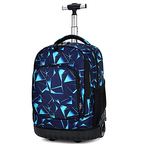 GRANDLIN Mochila enrollable, para la escuela, de viaje, mochila multifunción, mochila con ruedas, para estudiantes universitarios, bolsas escolares para viajes, niños y niñas,18-inch