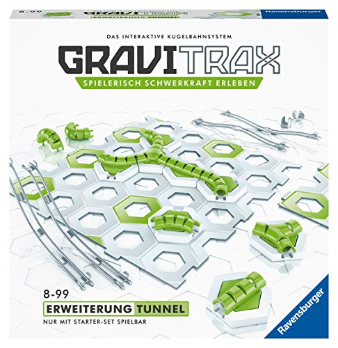 GraviTrax- Túnel de expansión para Bola, Color carbón (Ravensburger 27614)