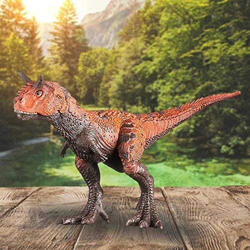 Groust Carnotaurus - Figura de dinosaurio, 23,8 x 9,5 x 12,5 cm, juguete de carnotaurus, juguete a partir de 4 años, dinosaurio realista, decoración de escritorio