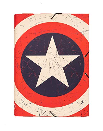 Grupo Erik - Carpeta Solapas Marvel Escudo Capitán América