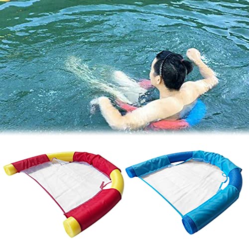 Grust Sillas de natación portátiles para piscina, asiento flotante para adultos, 150 x 7,5 cm