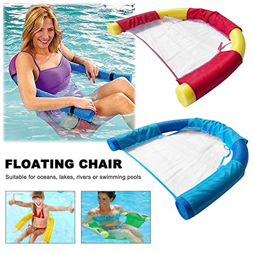 Grust Sillas de natación portátiles para piscina, asiento flotante para adultos, 150 x 7,5 cm