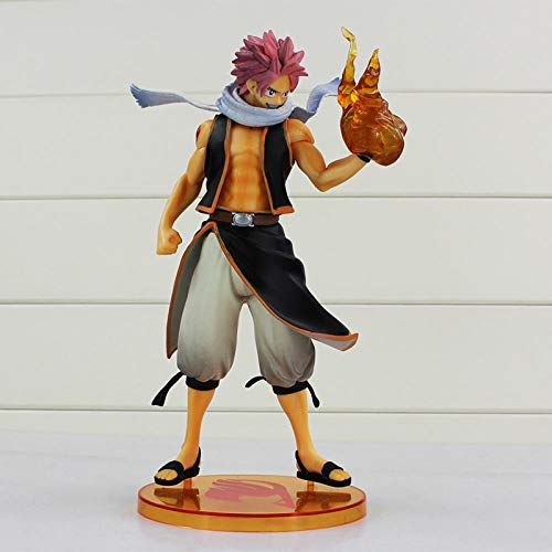 GSDGSD 25cm Anime Fairy Tail Etherious Natsu 1/7 Escala Brinquedos Natsu Dragneel PVC Figura de acción Juguete de Modelos coleccionables