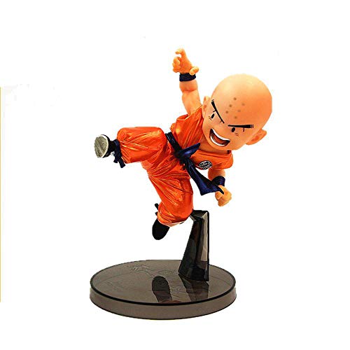 GUANGHHAO Dragon Ball Kuririn Anime Figura 13cm-Figurita Decoración Adornos Coleccionables Juguete Animaciones Modelo de Personaje