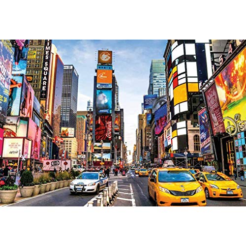 GuDoQi Puzzle 1000 Piezas Adultos Rompecabezas Times Square para Infantiles Adolescentes