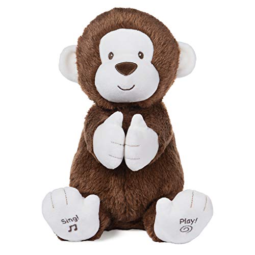 GUND 6058926 Clappy el Mono Animé - Peluche de bebé Interactivo