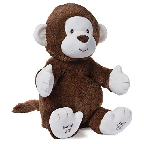 GUND 6058926 Clappy el Mono Animé - Peluche de bebé Interactivo