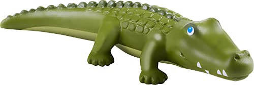 HABA 305593-Little Friends – Krokodil, Spielfigur AB 3 Jahren Figura de Juguete, Color Verde (305593)