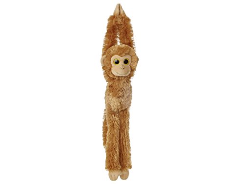 Hanging Chimp Brown 19In Aurora - Chimpancé de Peluche (48,3 cm), Color marrón