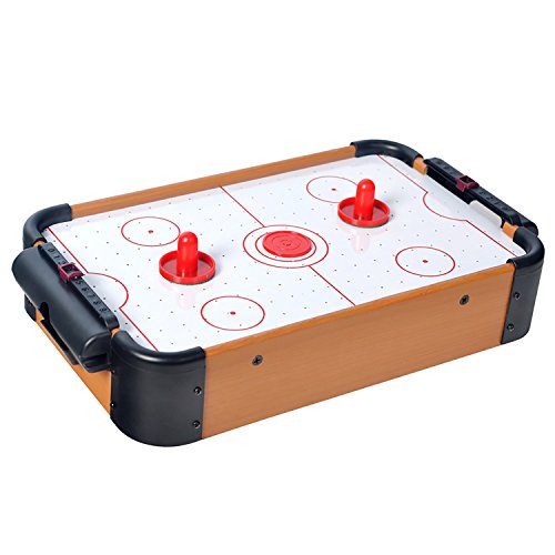 HAODELE Mini Mesa de Hockey de Aire Construcción de Madera MDF Un montón de Juegos Divertidos para Las Fiestas de cumpleaños