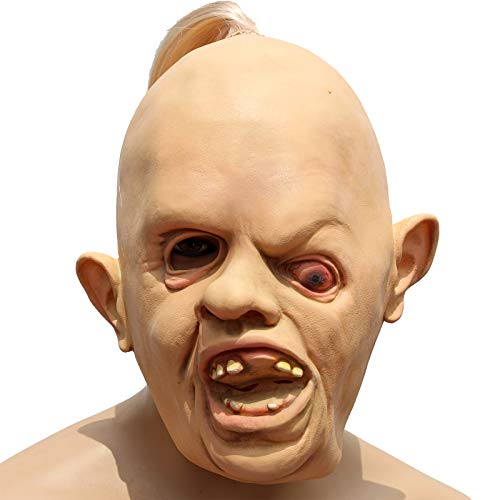 HAORONG Sloth Latex Mask Deluxe Goonies Disfraz de Disfraces de Halloween 1980's 80's